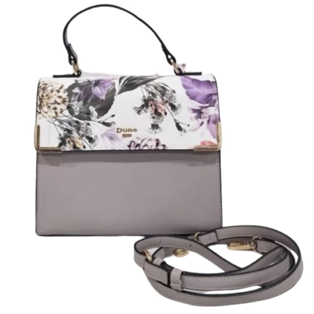 Dune London Flap Over Floral Crossbody Purse